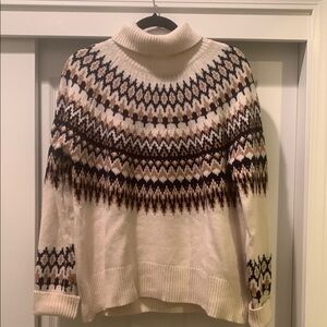 Cozy Fair Isle Turtleneck Sweater
